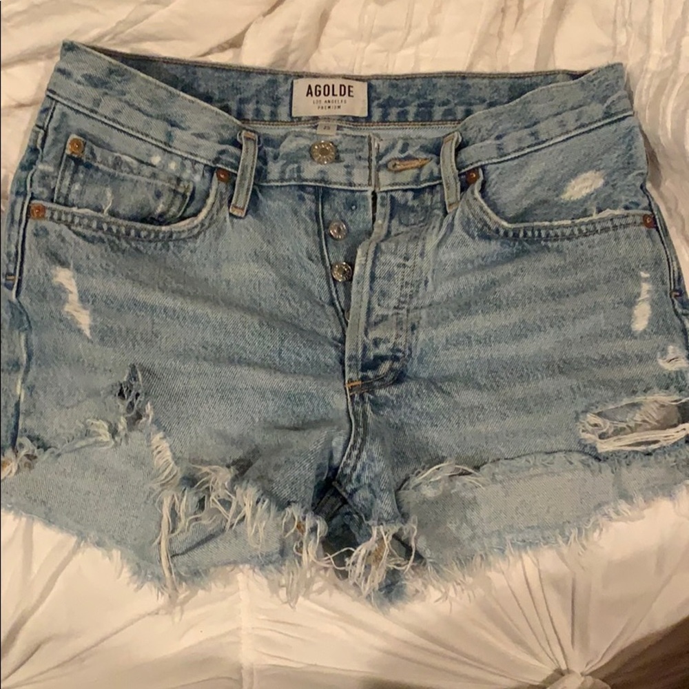 Agolde jean shorts